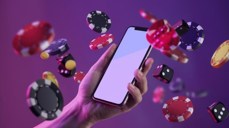 Mobile phone showing Ganesha Gold bonus round with free spins activated